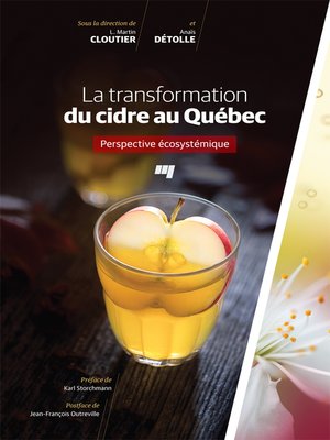 cover image of La transformation du cidre au Québec